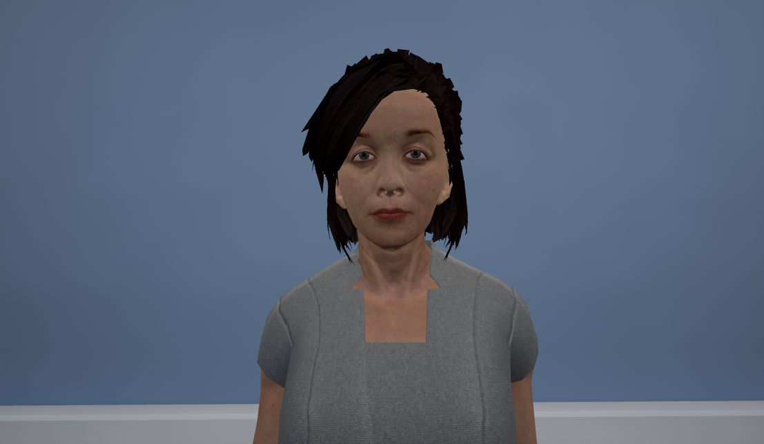 Mira Sing AI patient character