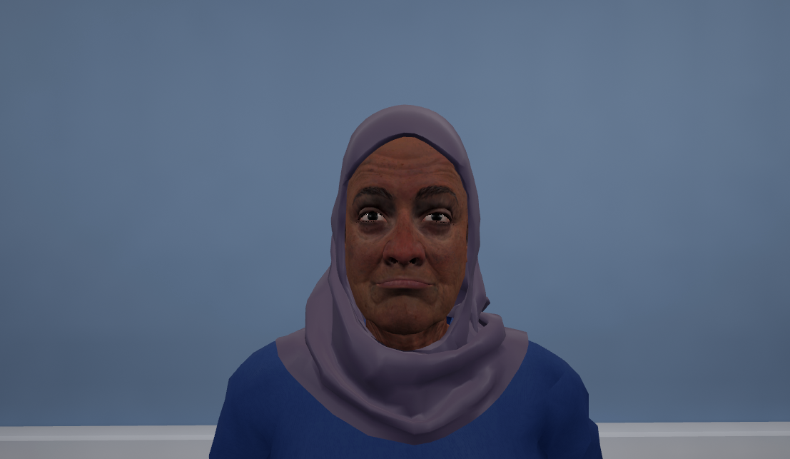 Zara Ahmad AI patient character