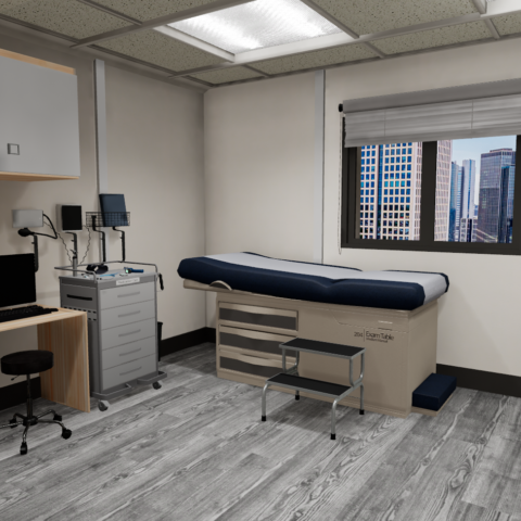 Patients Clinical Exam Room 1